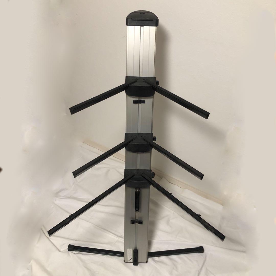 送料込★良品★ULTIMATE SUPPORT キーボードスタンド 3段 折畳