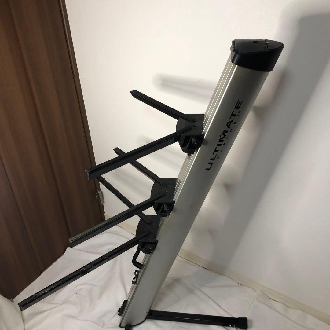 送料込★良品★ULTIMATE SUPPORT キーボードスタンド 3段 折畳
