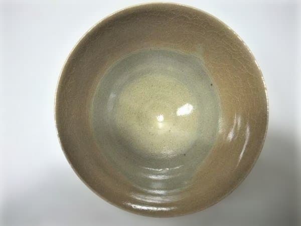 虫明焼・(むしあけやき) 「黒井慶雲」作 茶道具 抹茶茶碗 共箱