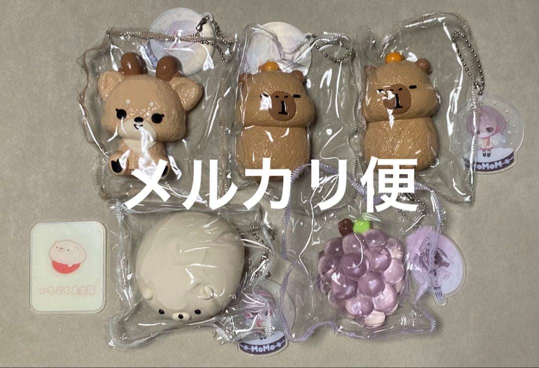 MoMo momo スクイーズ 和菓子 アニマル フルーツ まとめ売り