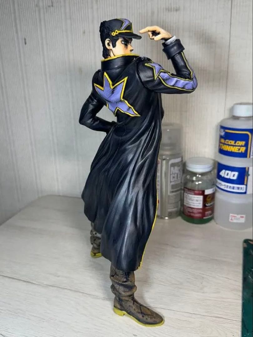 ジョジョの奇妙な冒険 フィギュア　二次元　承太郎　塗装