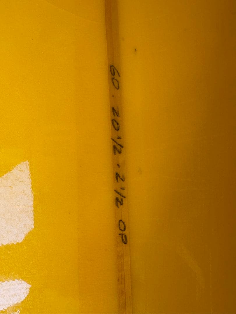 Op イエローショートボード MCシエープフィン付きフィッシュ