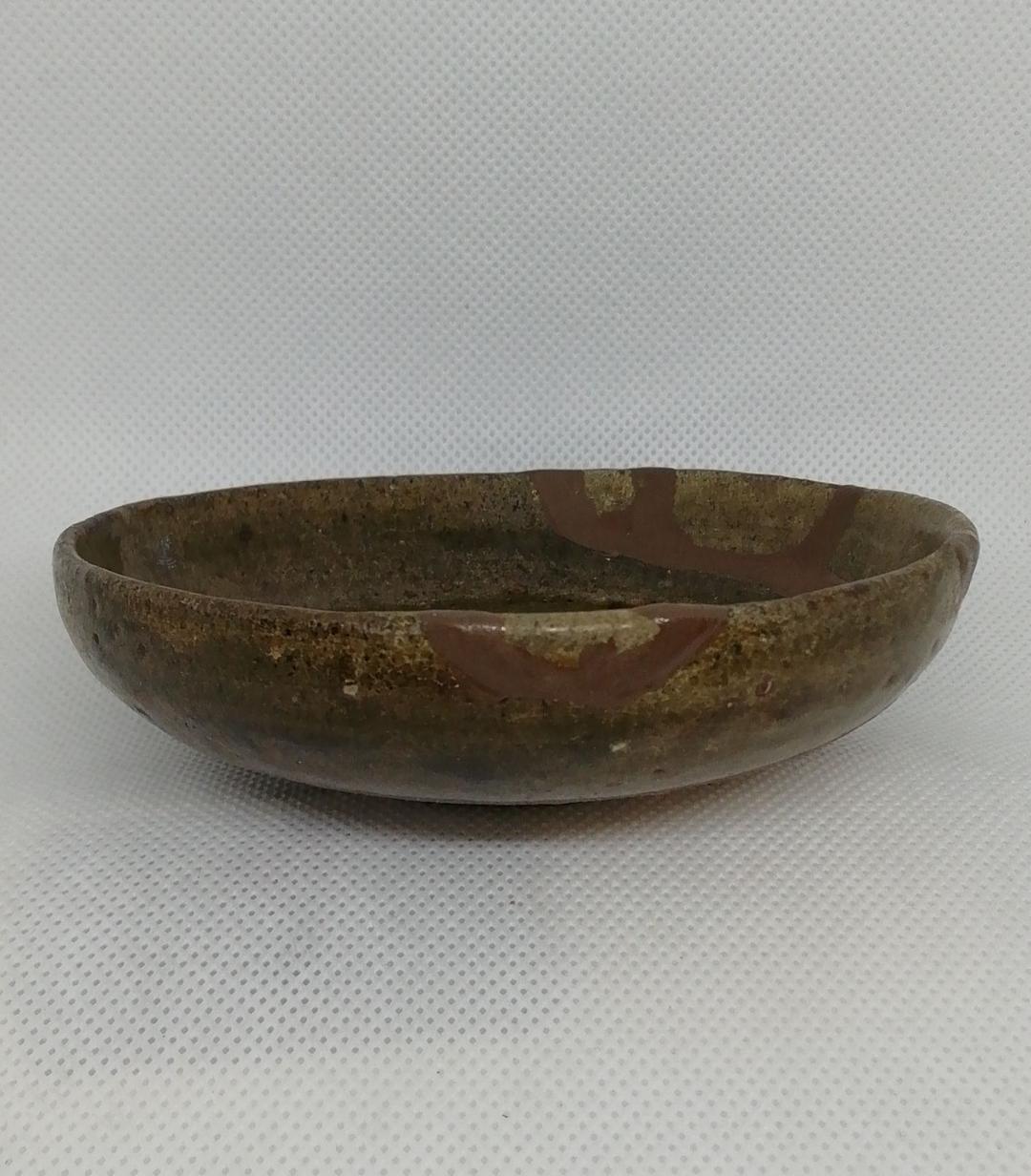 【お値下げ】骨董 斑古唐津　平盃（呼び継あり）安土桃山時代