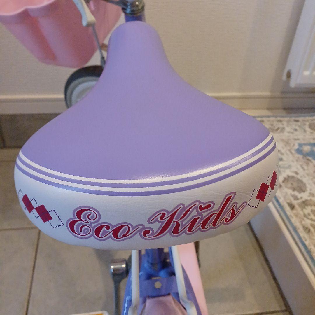 エコキッズ　自転車　18インチ　ピンク