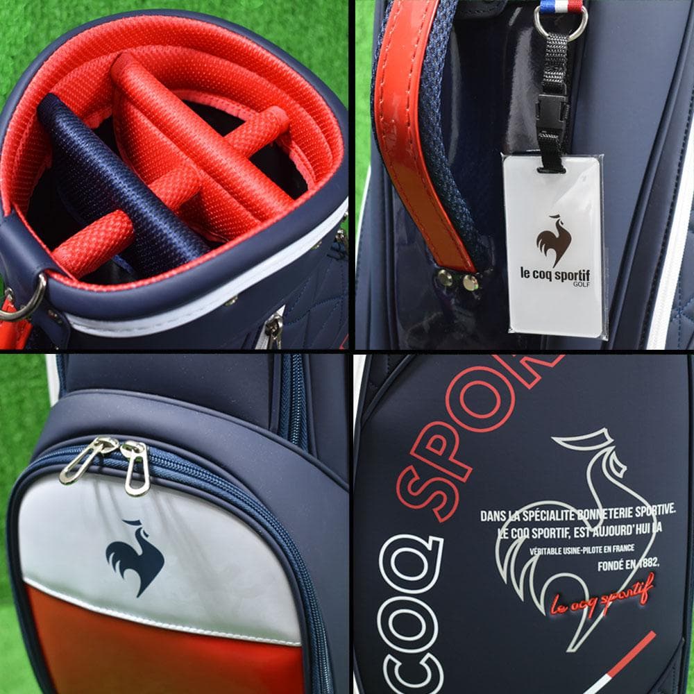 ルコックスポルティフ ゴルフ レディース キャディバッグ８.５型 新品！