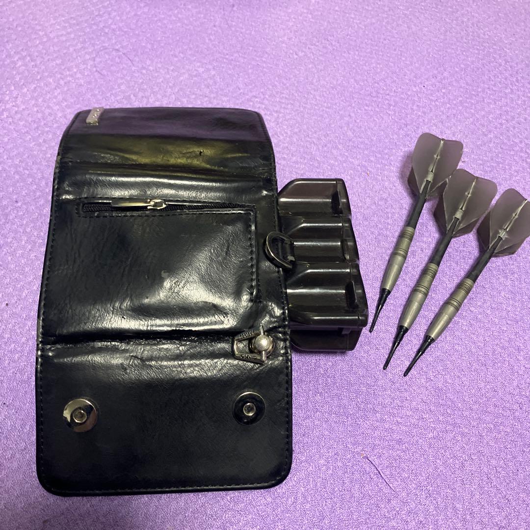 タングステン ダーツ 3本 レザーケース付き