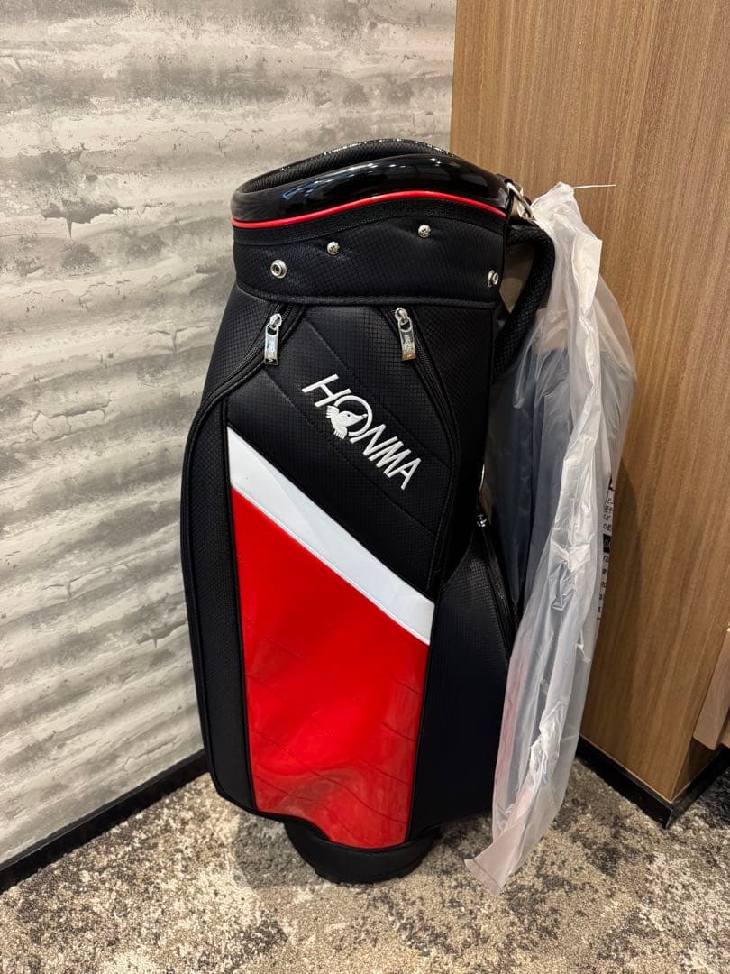 HONMA ゴルフバッグ ブラック/レッド