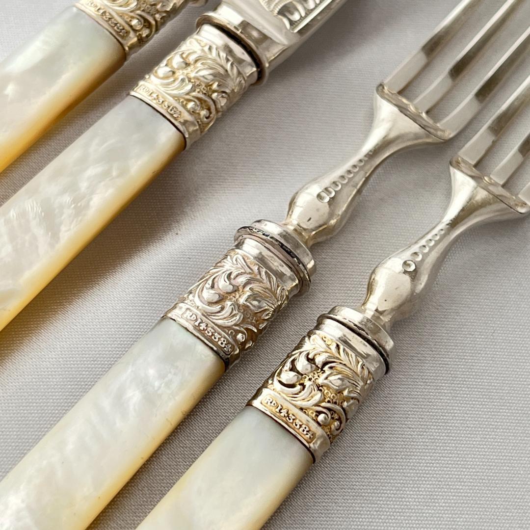 【 Allen & Darwin 】【白蝶貝】ビクトリアン デザート 4本