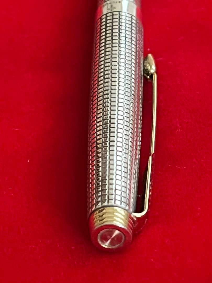 パーカーボールペン75 シズレ スターリングシルバーケース付‼️美品‼️