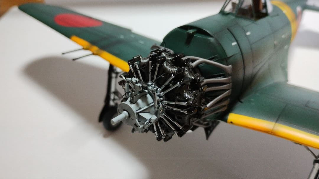 プラモデル完成機　1/32　川西　紫電改