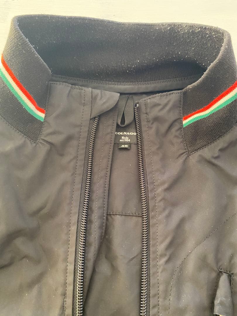 希少　COLNAGO サイクリングジャケット　ウィンドブレーカー Mサイズ黒