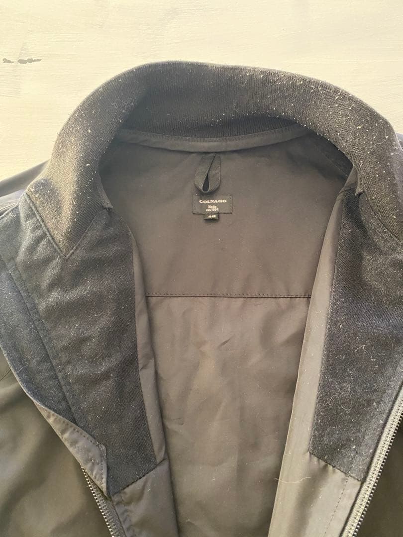 希少　COLNAGO サイクリングジャケット　ウィンドブレーカー Mサイズ黒