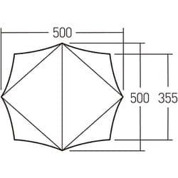 ogawa オガワ オクタゴンシェーディングタープ タープ 　カーキ色