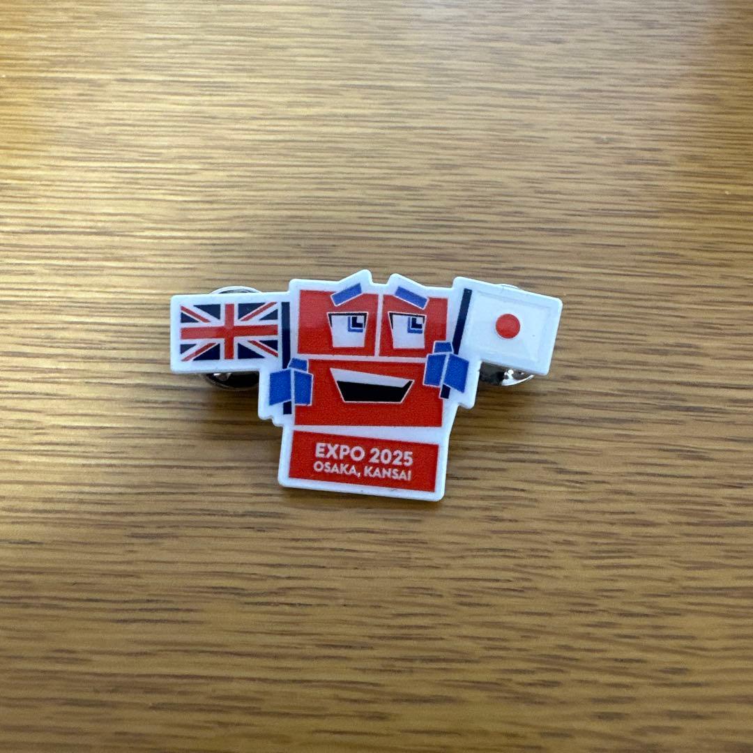 【激レア・非売品】EXPO2025イギリス館ピックスピンバッジ