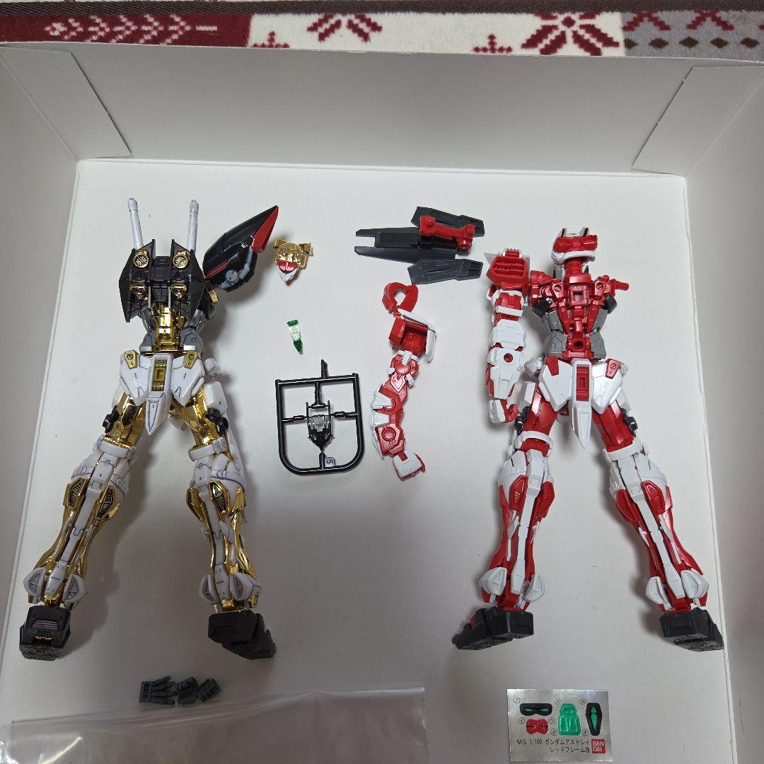 MG　ガンダムアストレイ　ゴールドフレーム　レッドフレーム　ジャンク品