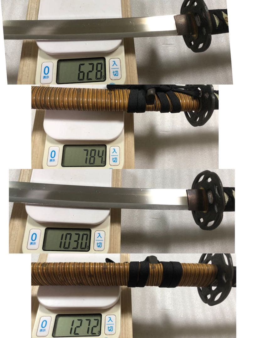 藤巻鞘 模造刀 打刀 脇差 2点セット 鞘付き長さ68/102cm 26A13