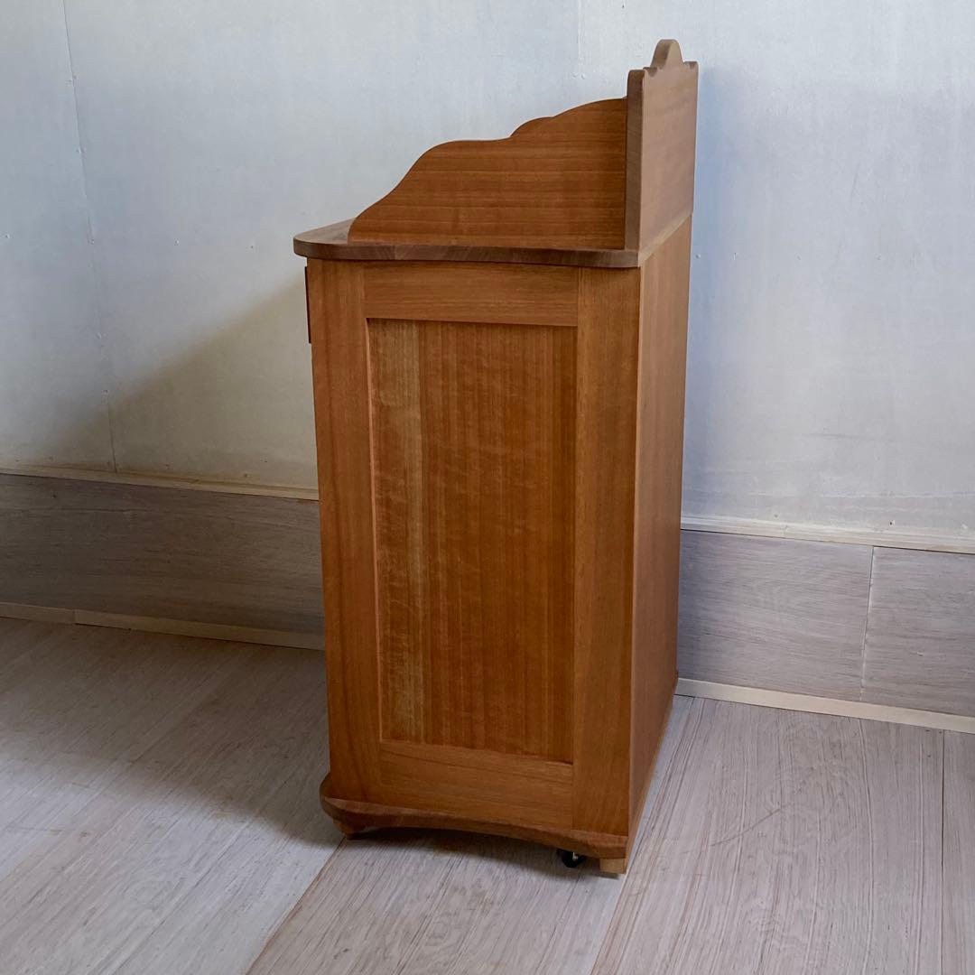 木製 レジカウンター 引き出し付き チェスト チェリー 総無垢材使用