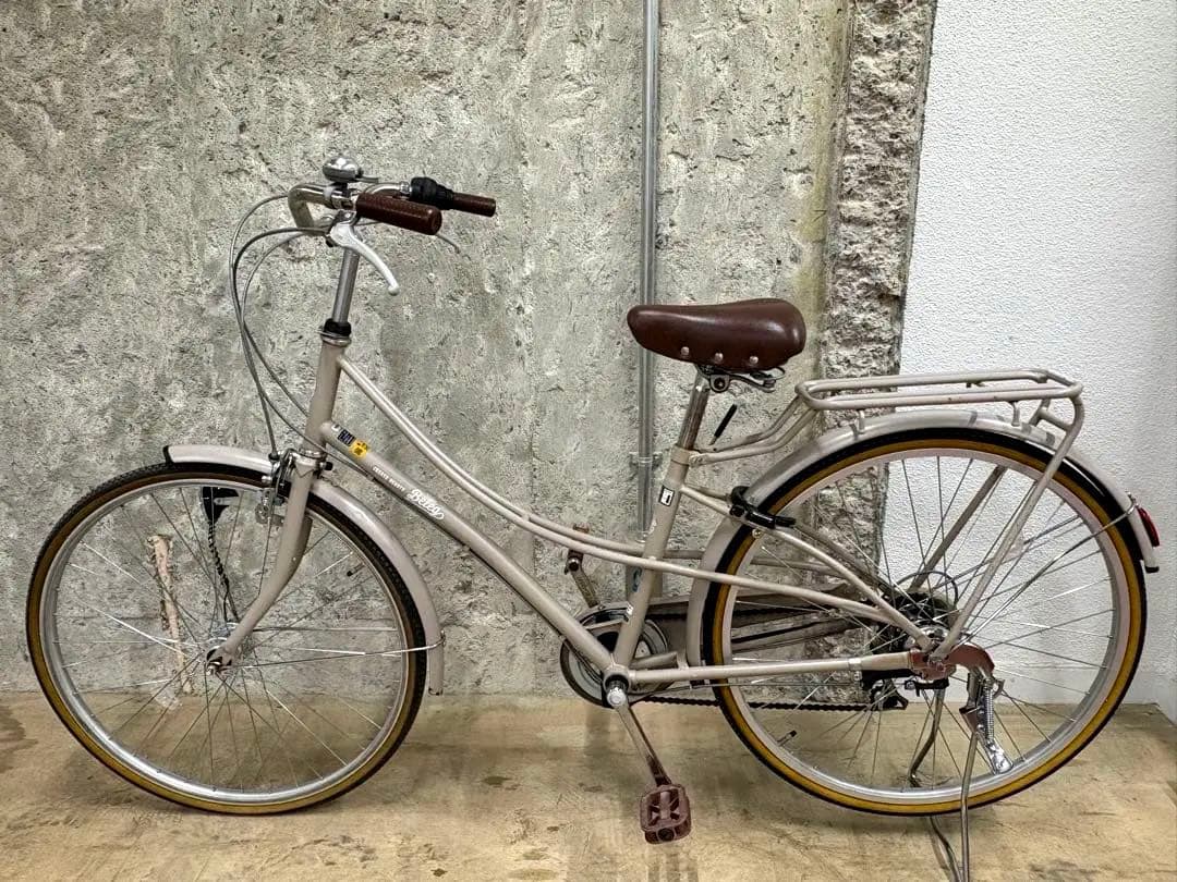 ✨ おしゃれシティサイクル 26インチ 外装6段 Beleg ベージュ