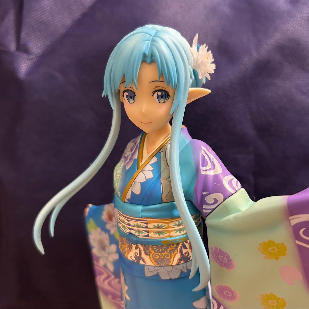 ソードアート・オンライン アスナ ユウキ 京友禅フィギュアセット SAO 特典付