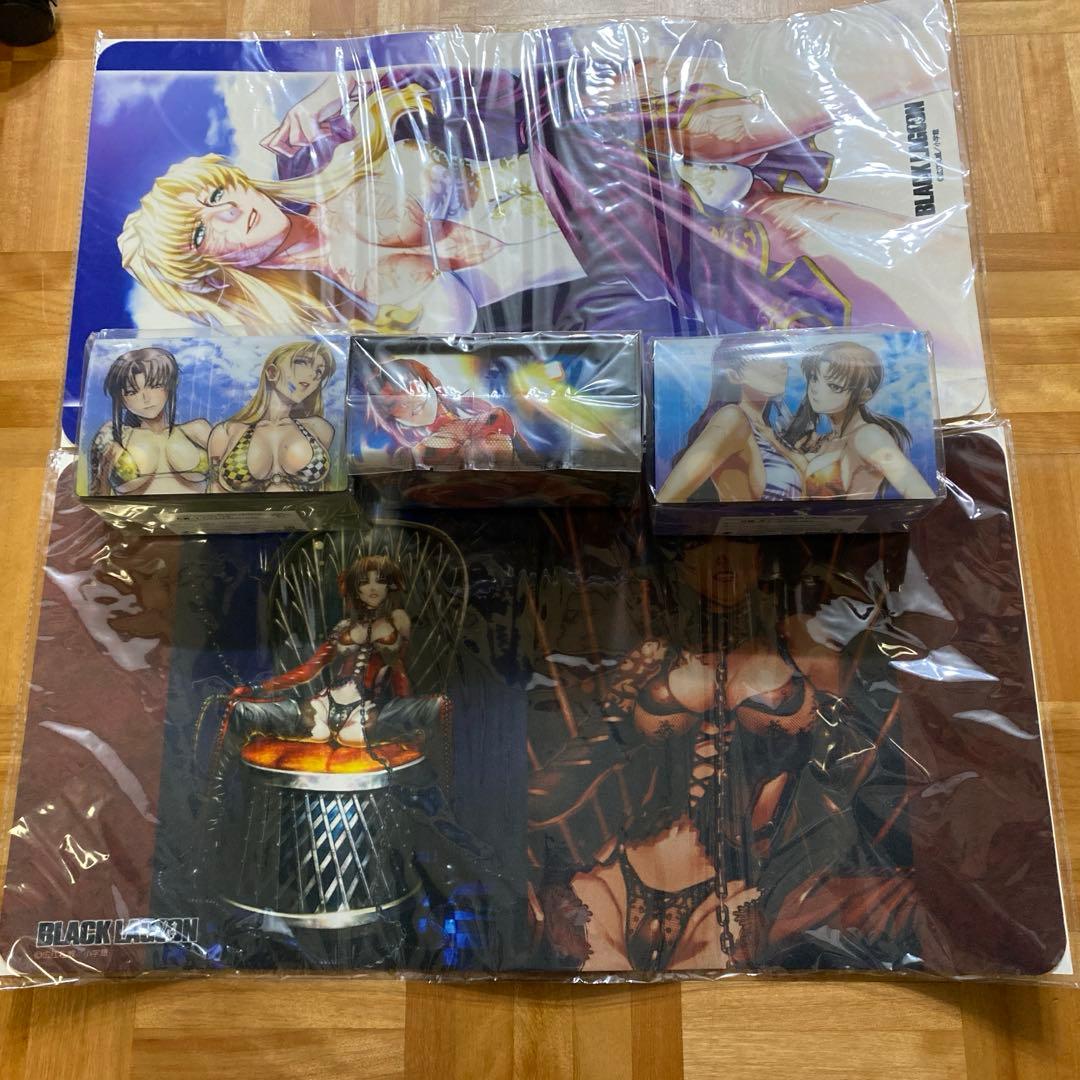 H*e様 ブラックラグーン　アイテムトレカクジ　5点セット　プレマ　ダブルデッキ