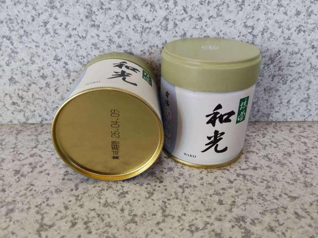 宇治 丸久小山園 抹茶 和光40g缶 2缶セット