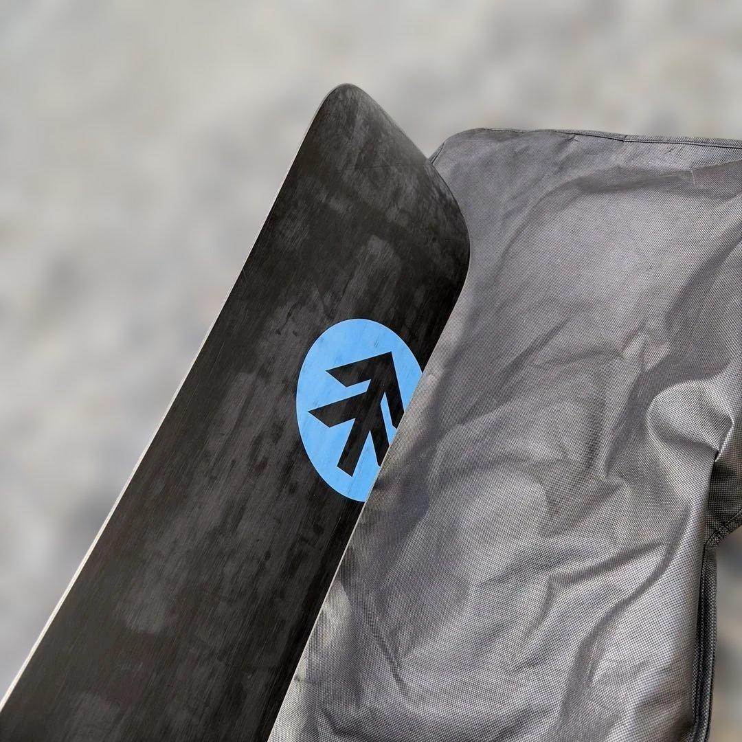 スノーボード グレー/ホワイト ストラップ式