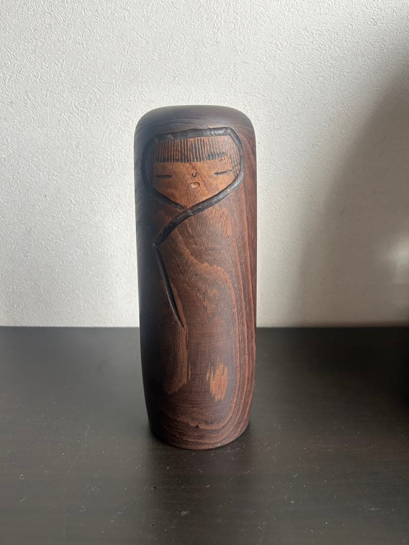 創作こけし　村上けん一作　kokeshi doll 木製