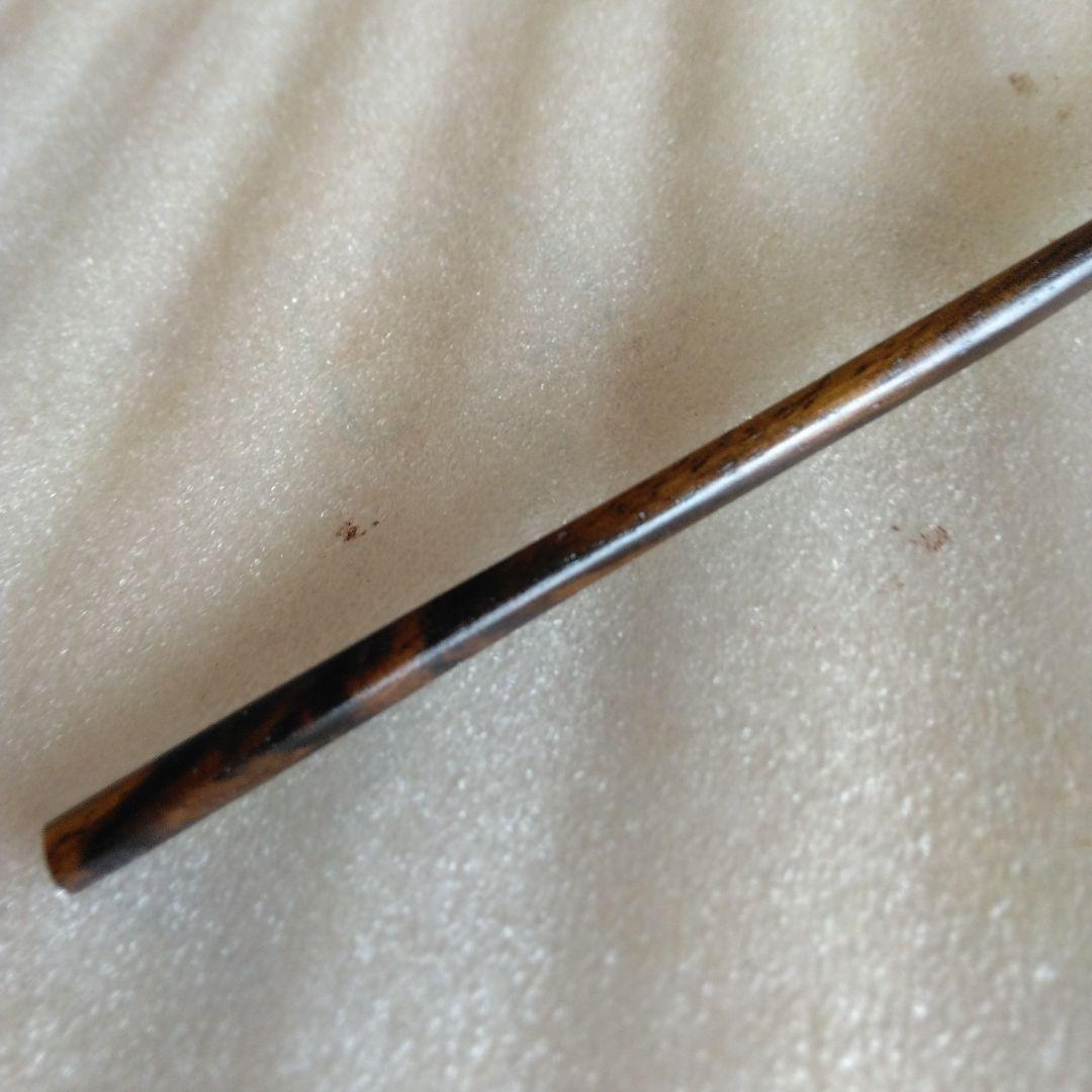 茶道具　黒柿茶杓