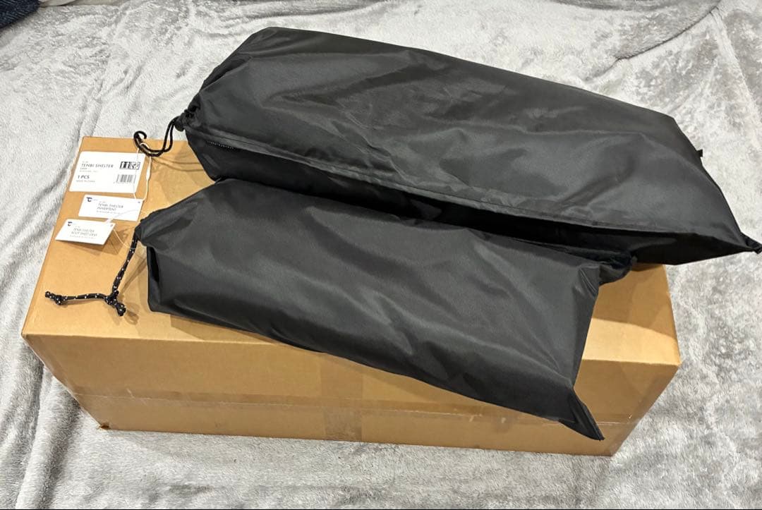 テンビシェルター（グレー） ルーフシート、インナーテント付き新品未使用