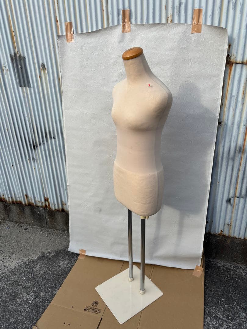 和装トルソー　べージュ着付けマネキン 和装ボディ女性用 　ファブリック