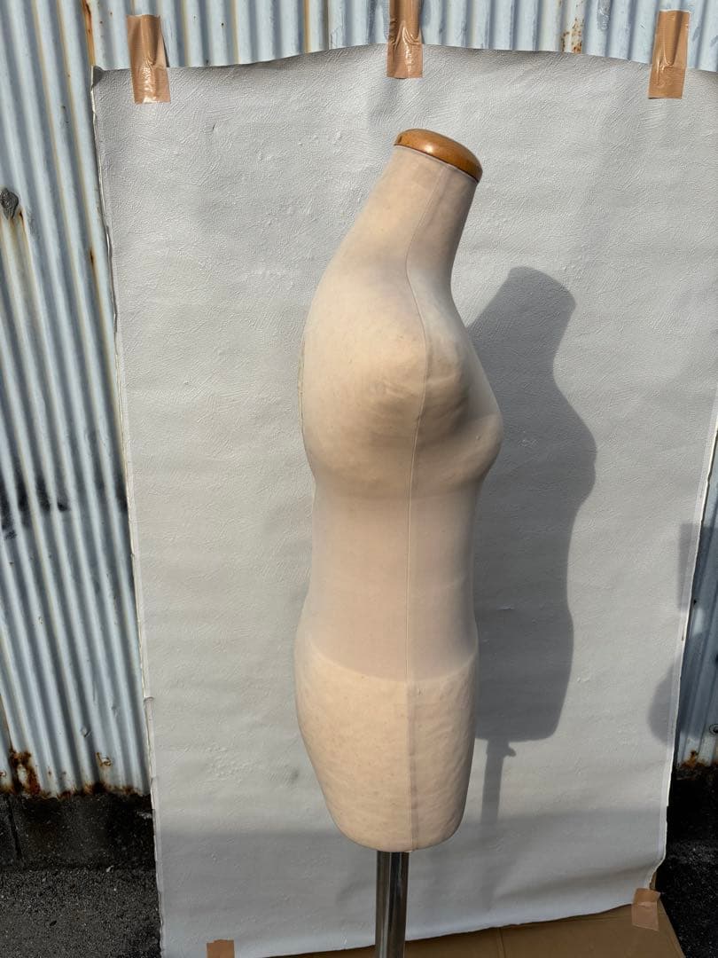 和装トルソー　べージュ着付けマネキン 和装ボディ女性用 　ファブリック