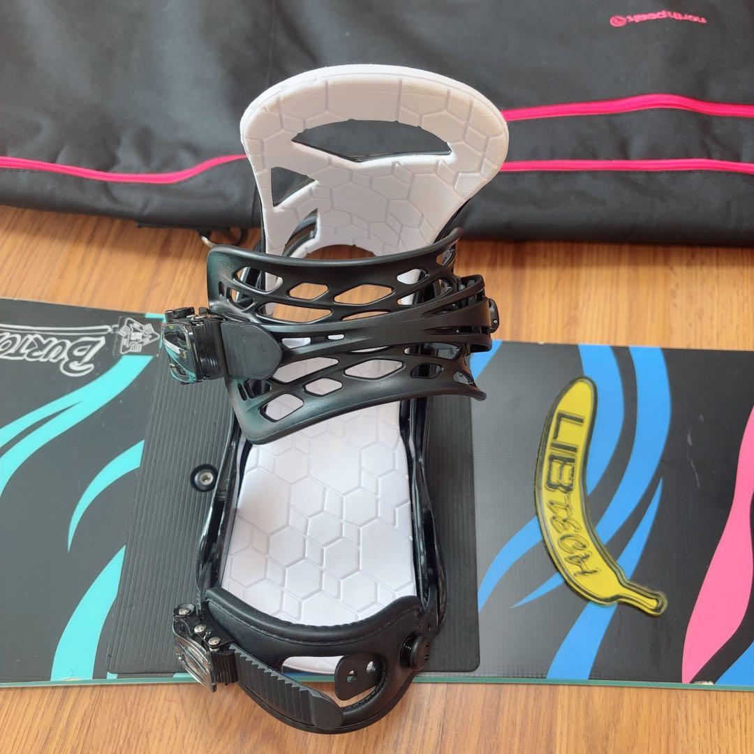 BURTON スノーボード120㌢＆ビンディング＆ボードバッグセット