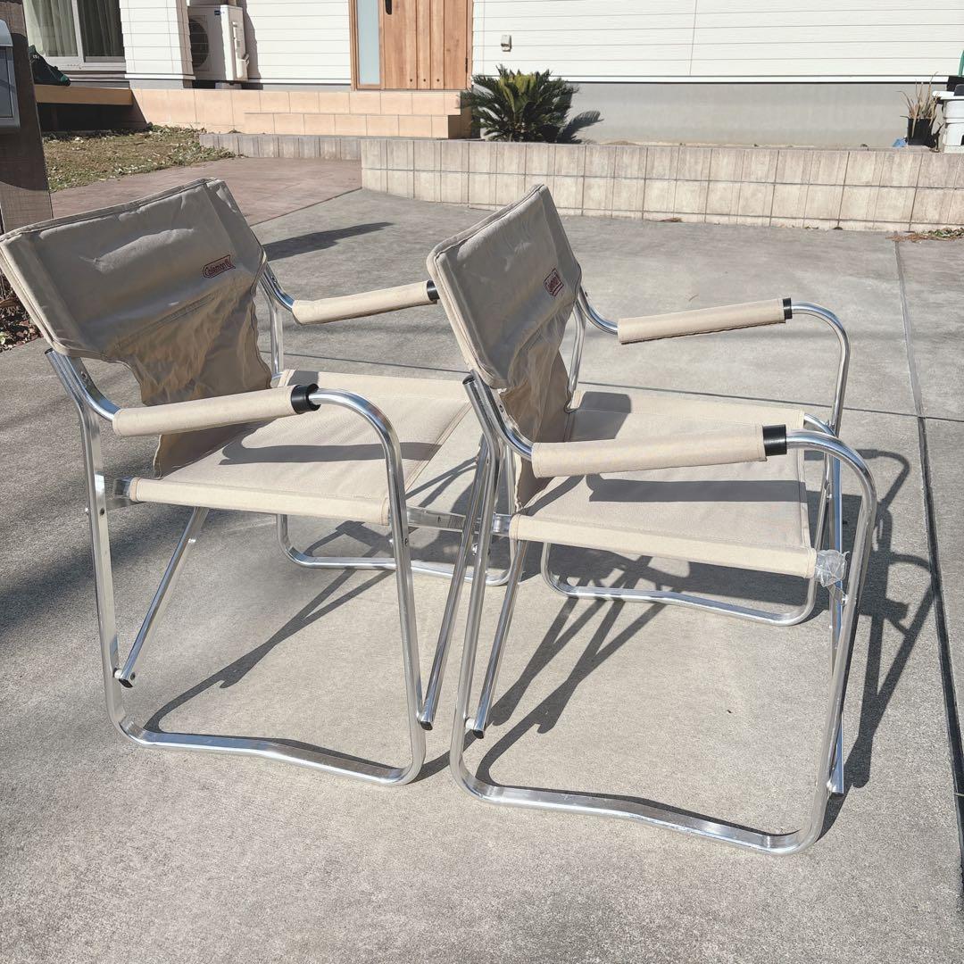 ☆廃盤カラー☆コールマン　デッキチェア　　（キャプテンチェア）２脚セット