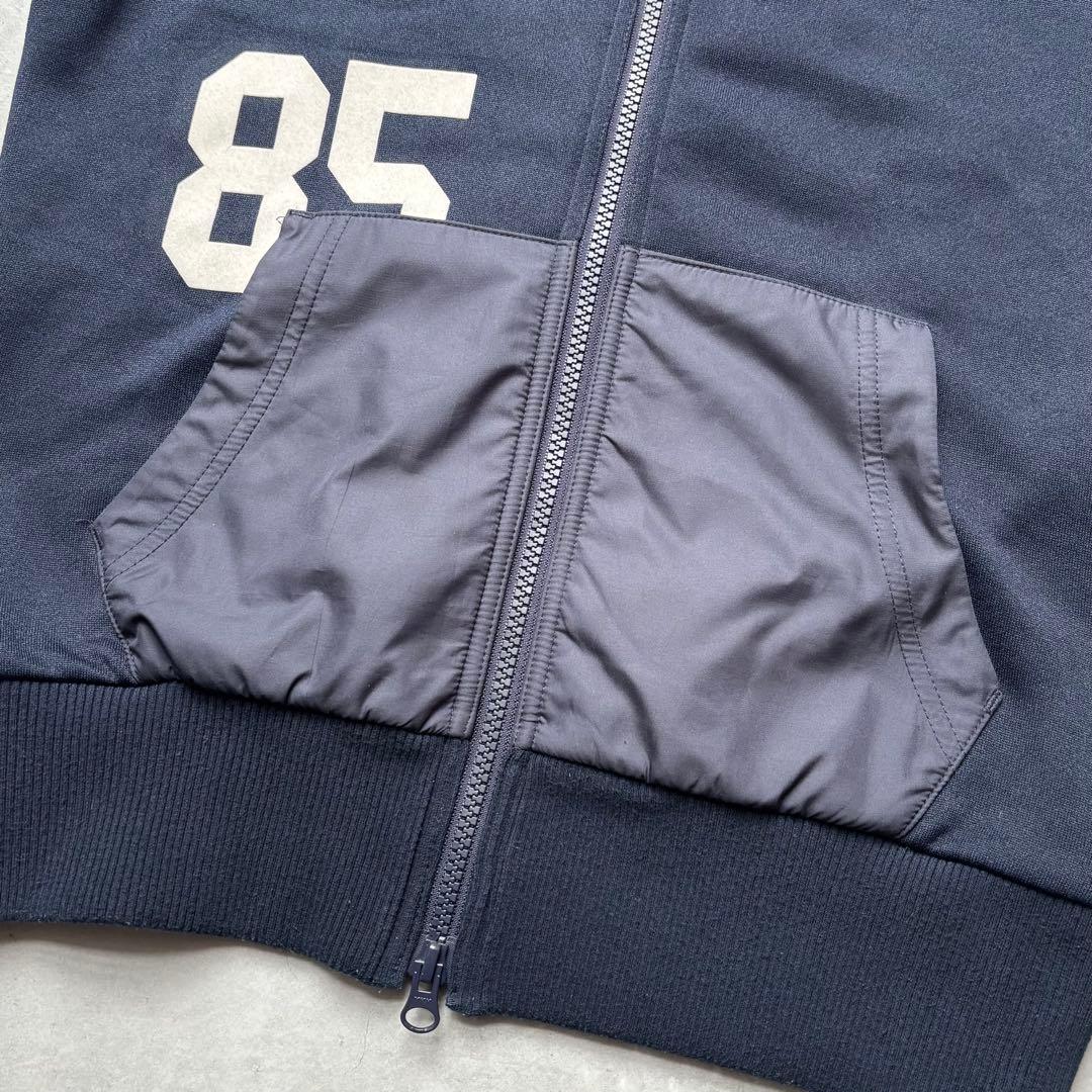 トミーヒルフィガーゴルフ ダブルジップ フード付き パーカー ロゴ S ネイビー