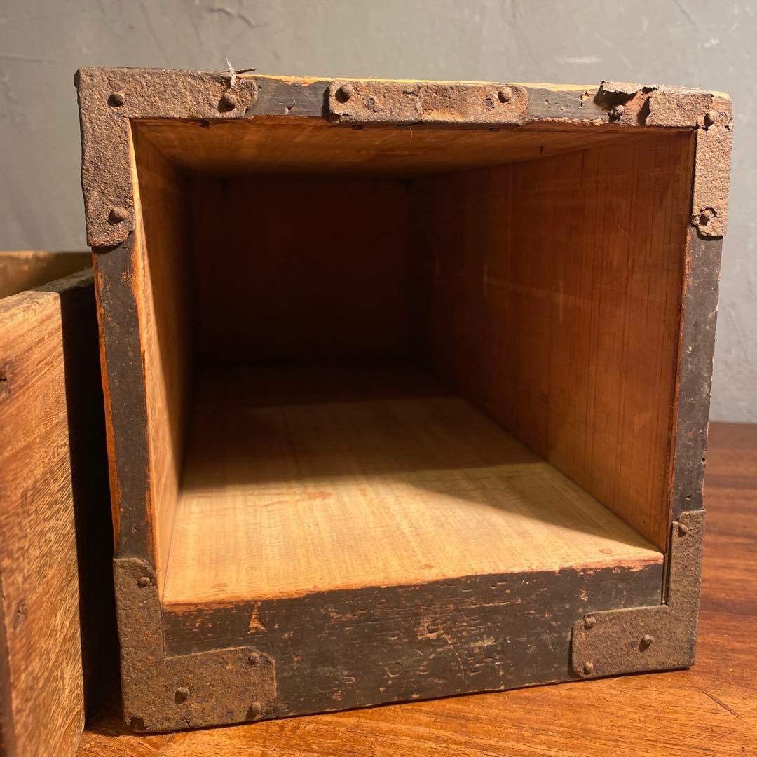 時代物 銭函 骨董品 船箪笥 古道具 小引き出し 古民家 幕末明治 アンティーク