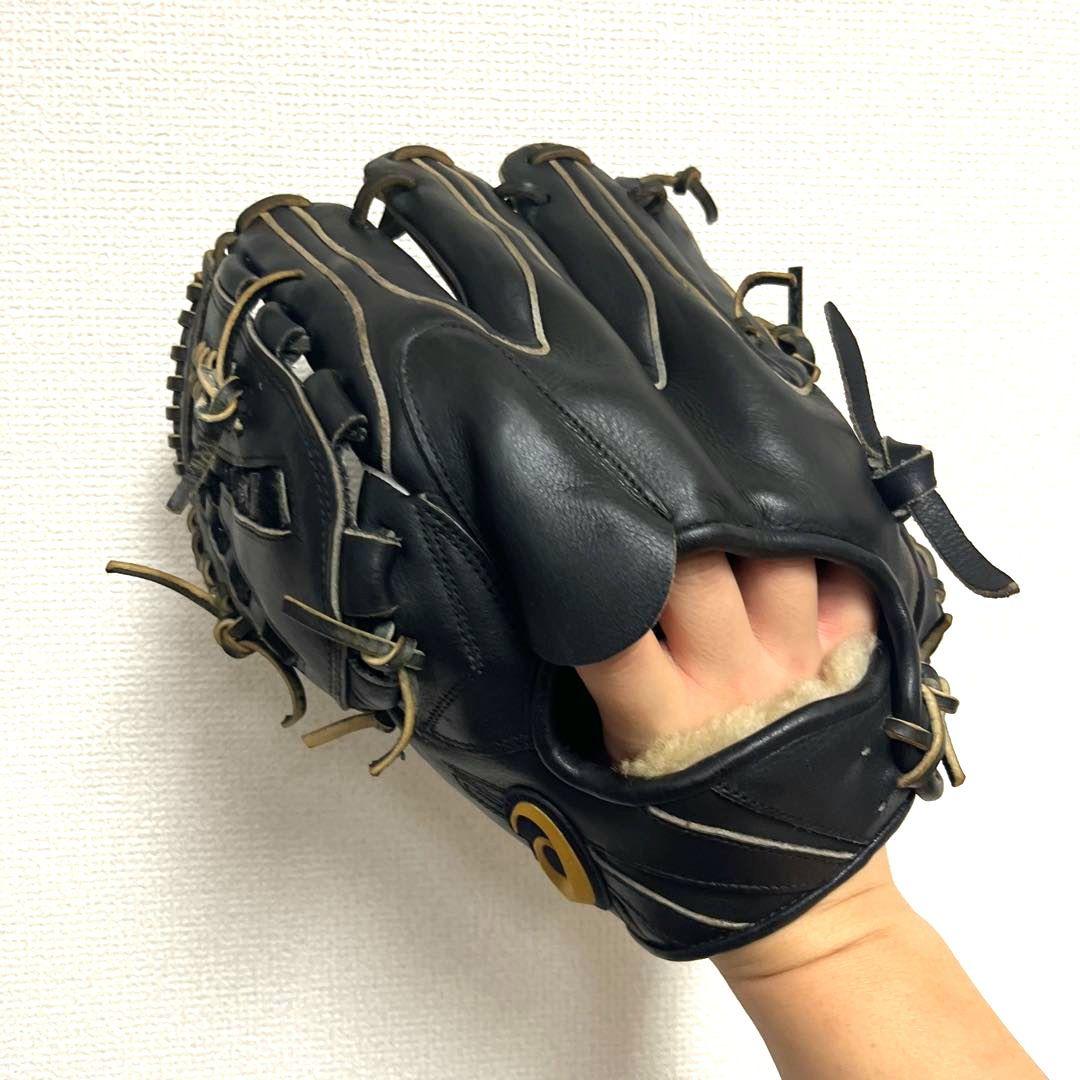 919 アシックス ゴールドステージ 型抜群 美品 硬式 投手用グローブ 左投げ