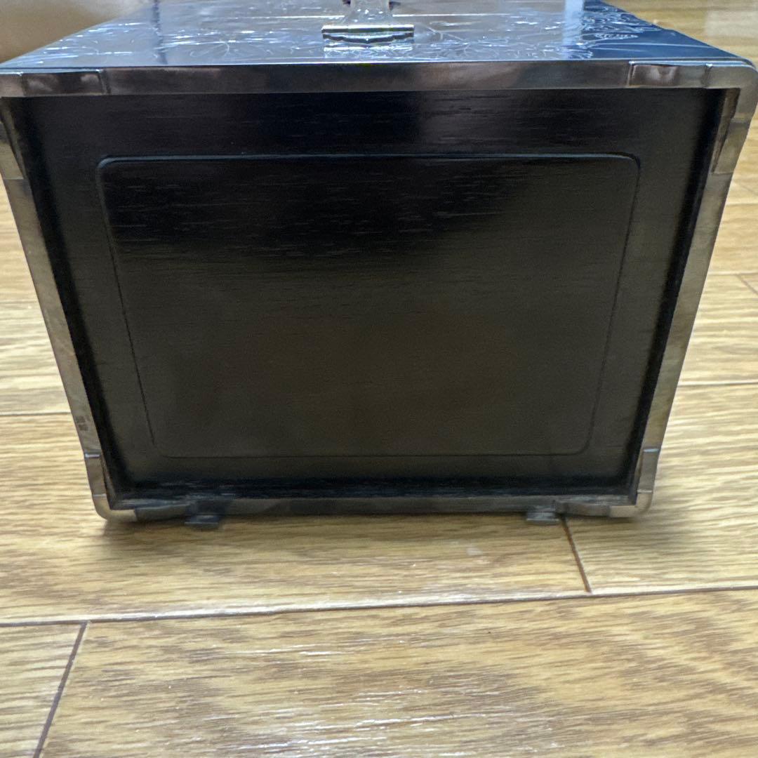 【骨董品】純銀製 宝石箱 大阪-尚美堂造（共箱）