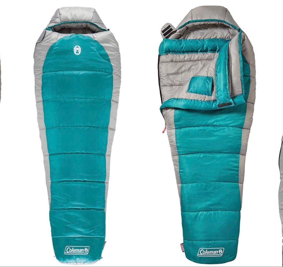 【ほぼ未使用】2個セット コールマン　コールドウェザーマミースリーピングバック
