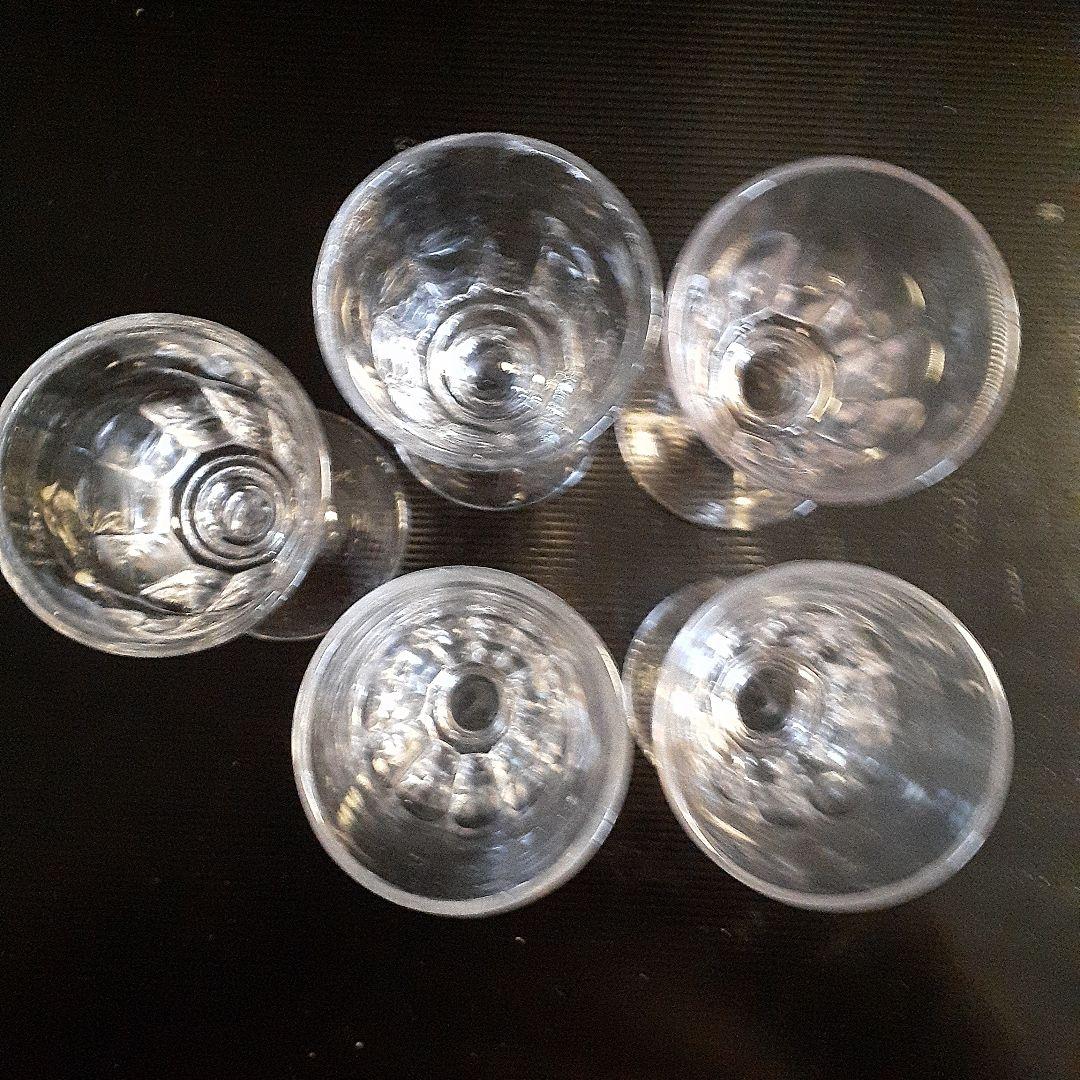19Cのリキュールグラス5客