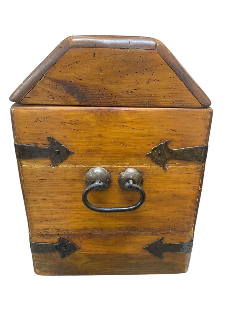 アンティーク風木製トランク 宝箱チェスト 収納ボックス インテリア