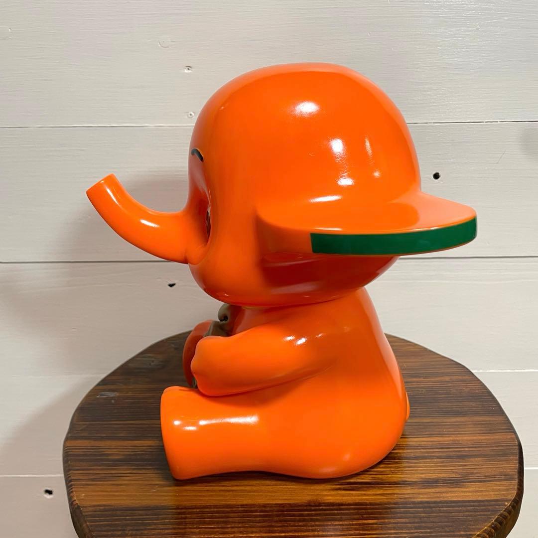 【美品】サトちゃん 招き像 千万両 招き猫 25cm ビッグサイズ ソフビ貯金箱