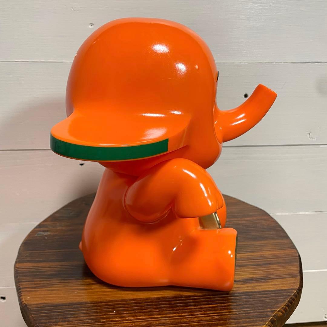 【美品】サトちゃん 招き像 千万両 招き猫 25cm ビッグサイズ ソフビ貯金箱