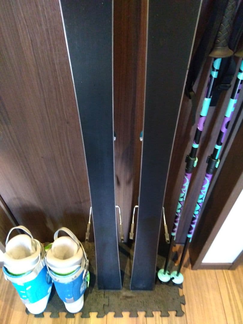 ♡女子に人気♡ROXY/学生・レディース用/スキーセット/メンテ・WAX済✔