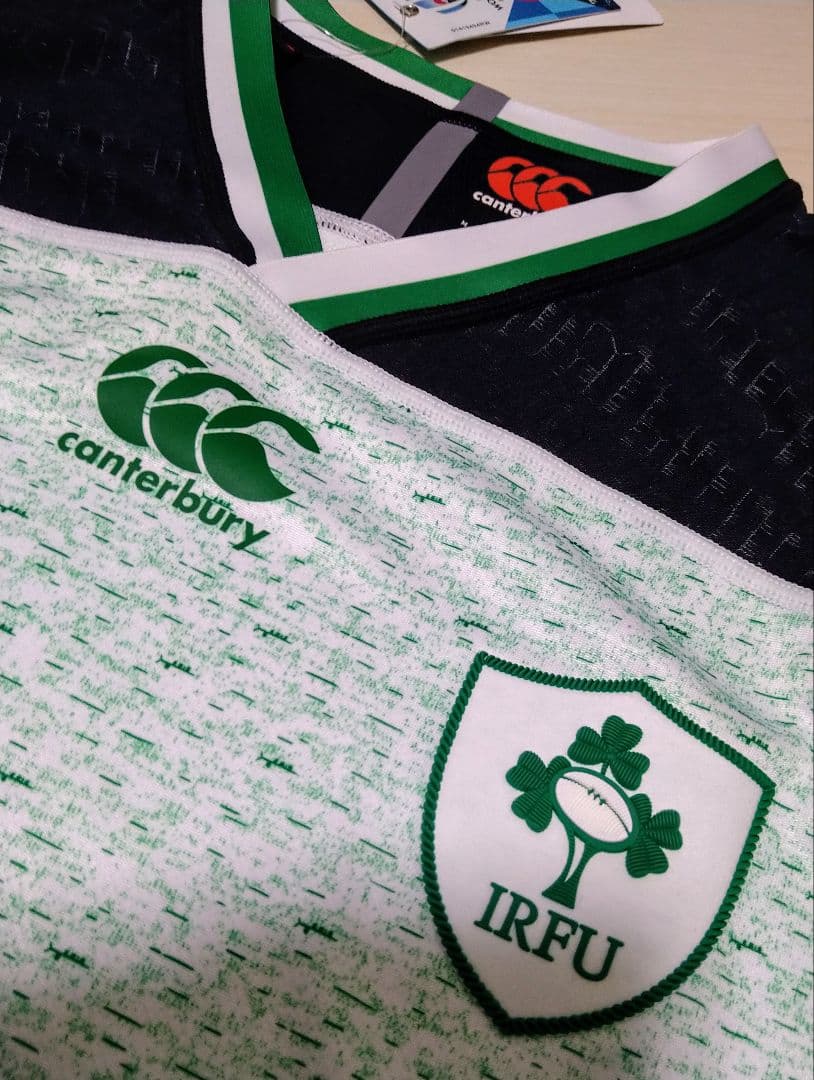 カンターベリー ラグビーアイルランド代表 ユニフォーム IRFUラガーシャツ新品