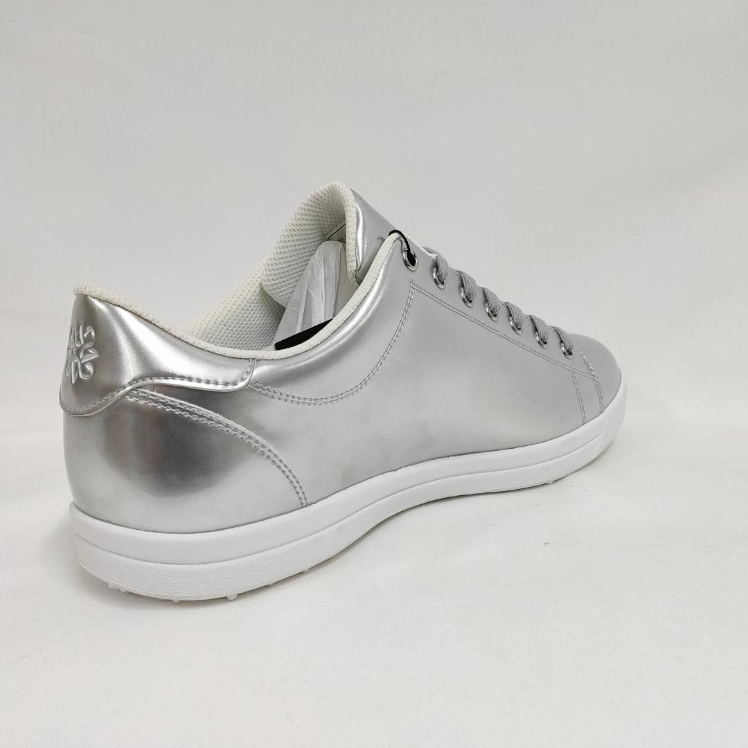 ○★新品未使用 セントアンドリュース ビブラム ゴルフシューズ シルバー27.5