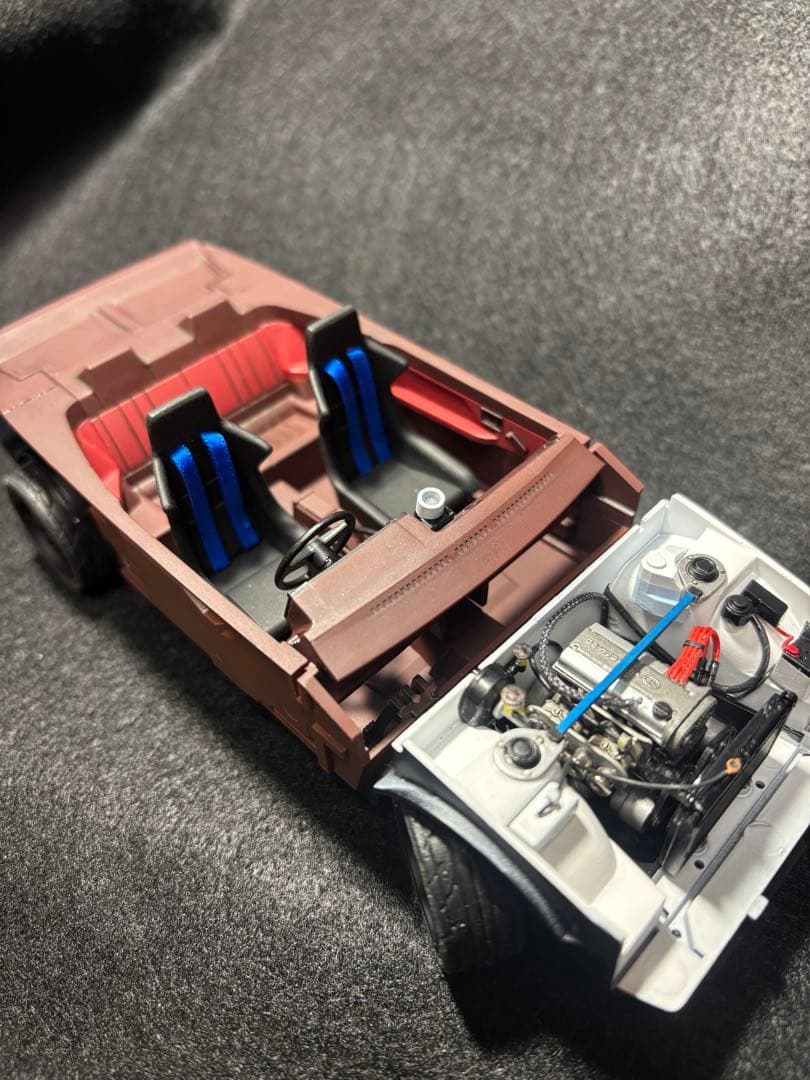 イニシャルD 藤原拓海　AE86トレノ　アオシマ1/24 全塗装完成品