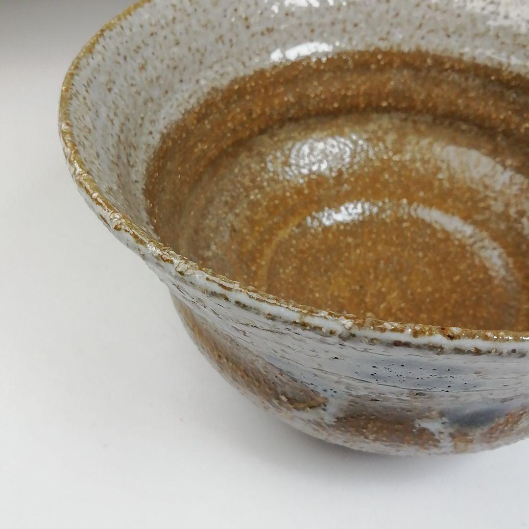 Ｗ６０　茶碗　『因勅題　森』『八王子窯　伊藤優 造』　共箱　抹茶碗　茶道具