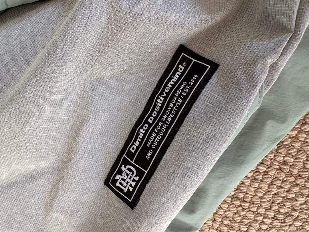 Dimito フード付きジャケット M ライトグリーン/ベージュボトムセット