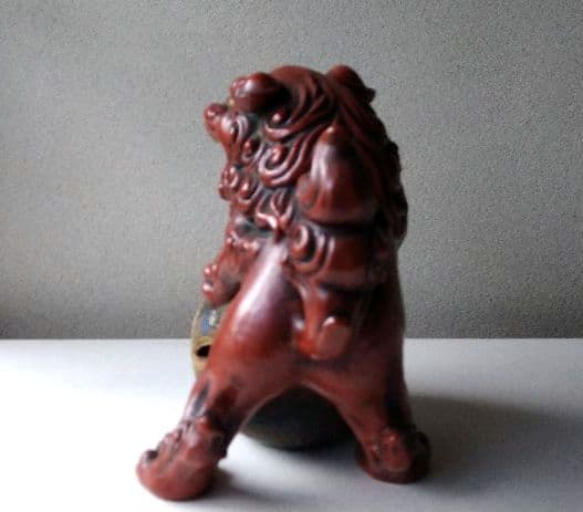 唐獅子    陶器置物    ①