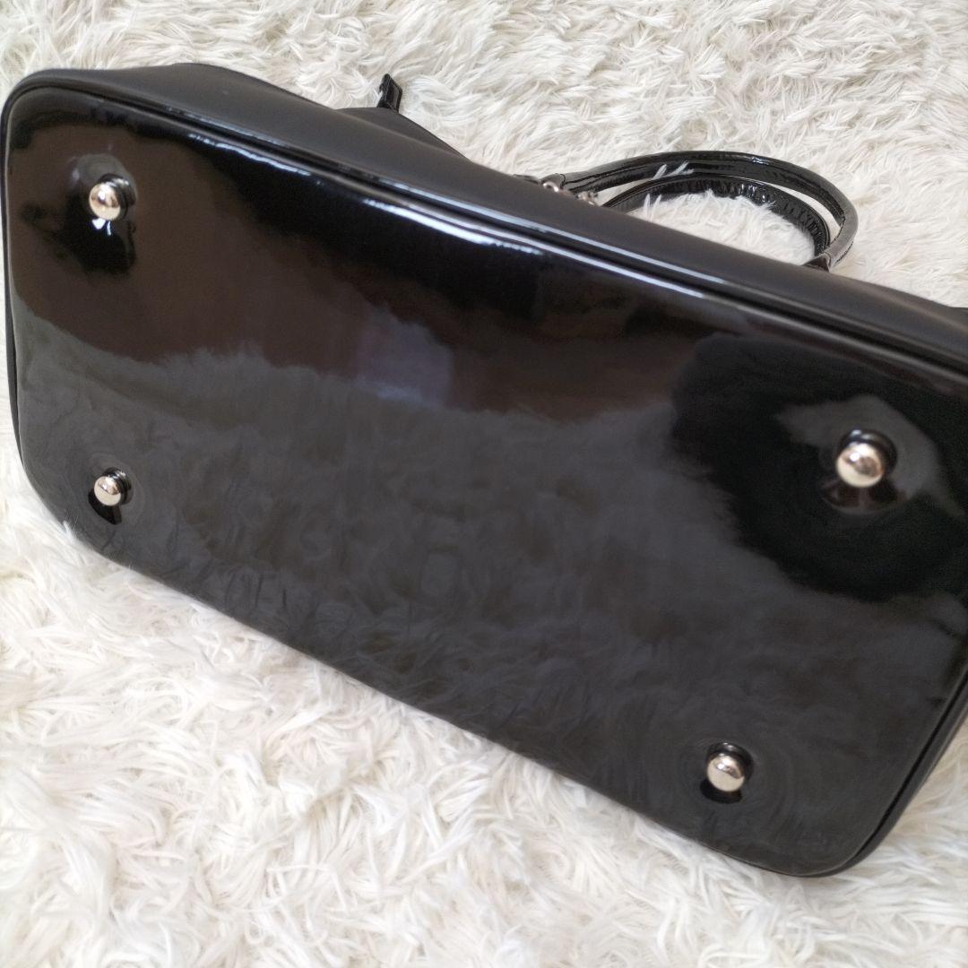 ディズニー レディース ボストンバッグ トート 2段式 ミッキーマウス ブラック